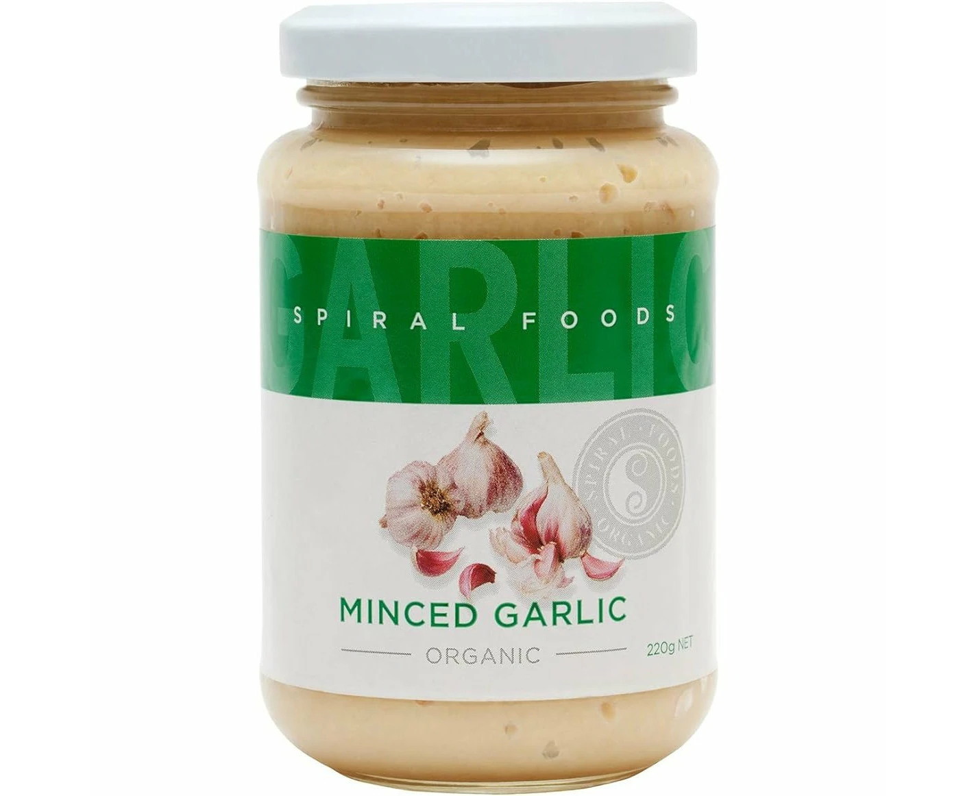 Spiral Garlic Minced 220g (Pack of 12)