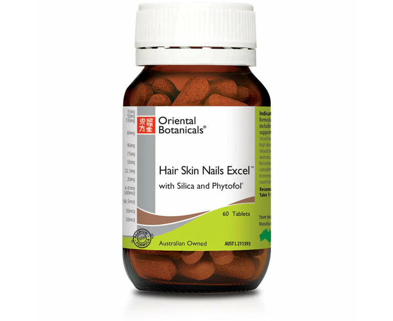 Oriental Botanic Hair Skin Nails Excel 60 Tabs