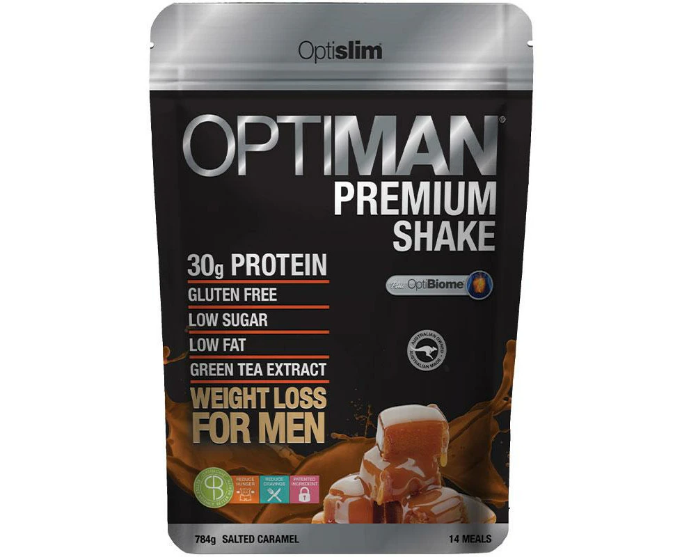 Optislim Optiman Premium Shake Salted Caramel 784g