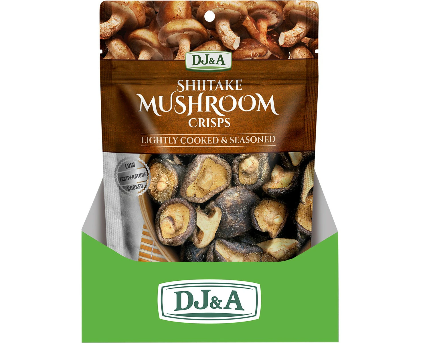 DJ&A Shiitake Mushroom Crisps 12x30g