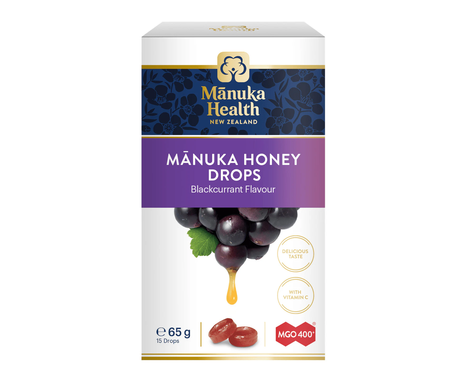 Manuka Health Lozenges Blackcurrant MGO400+ 15s