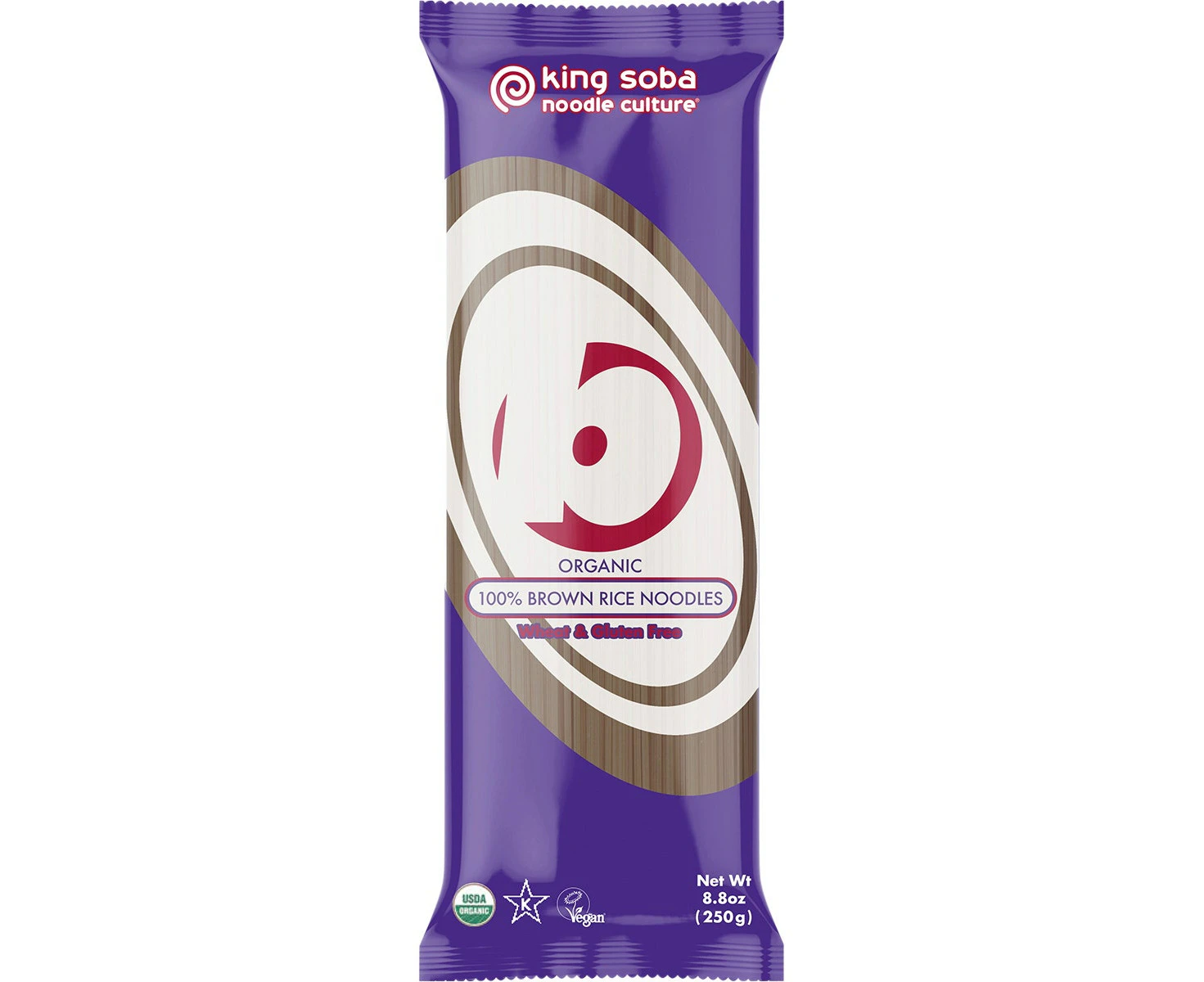 KING SOBA Organic 100% Brown Rice Noodles 250g