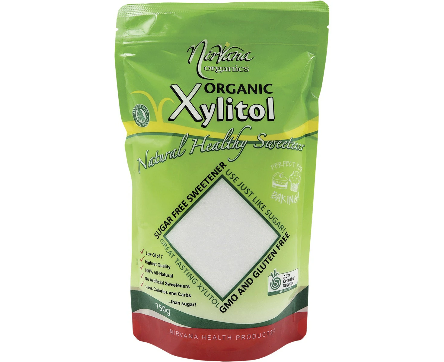 NIRVANA Xylitol Certified Organic 750g