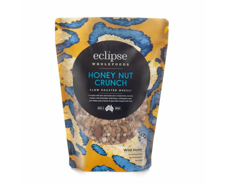 ECLIPSE ORGANICS Slow Roasted Muesli Honey Nut Crunch 425g