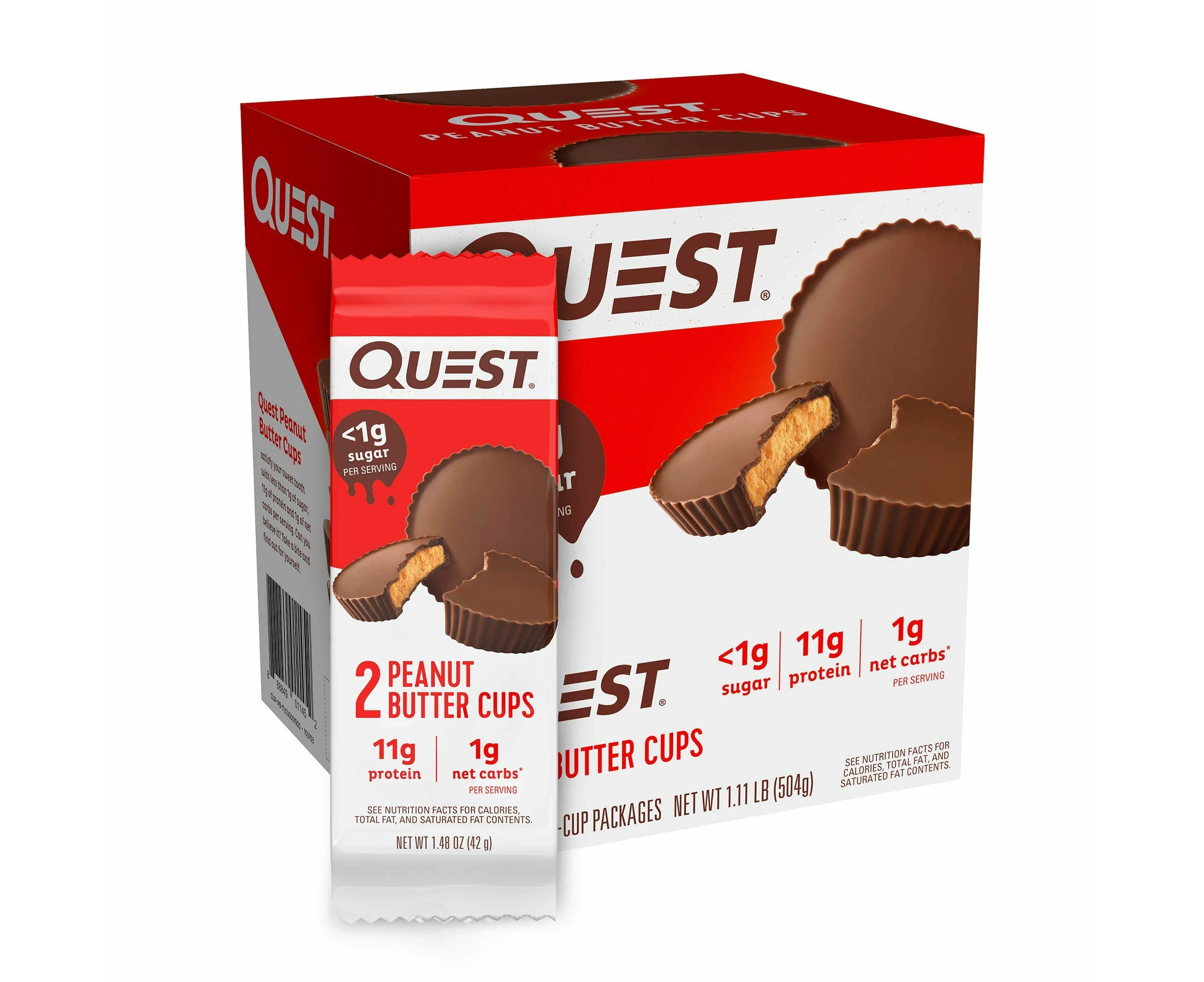 Quest Peanut Butter Cups 42g 12PK