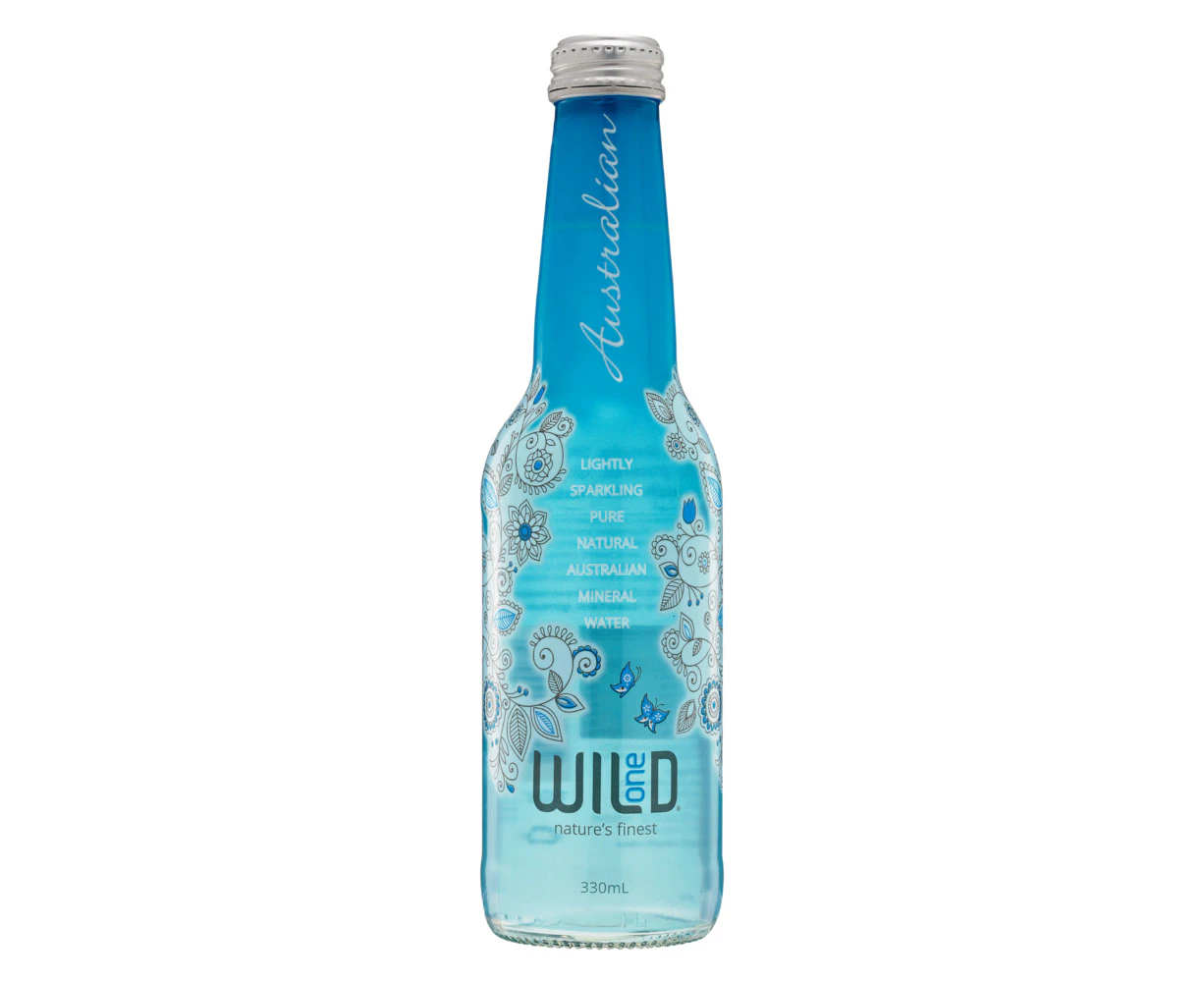 Wild One Natural SparklingMineral Water 330ml (Pack of 12)