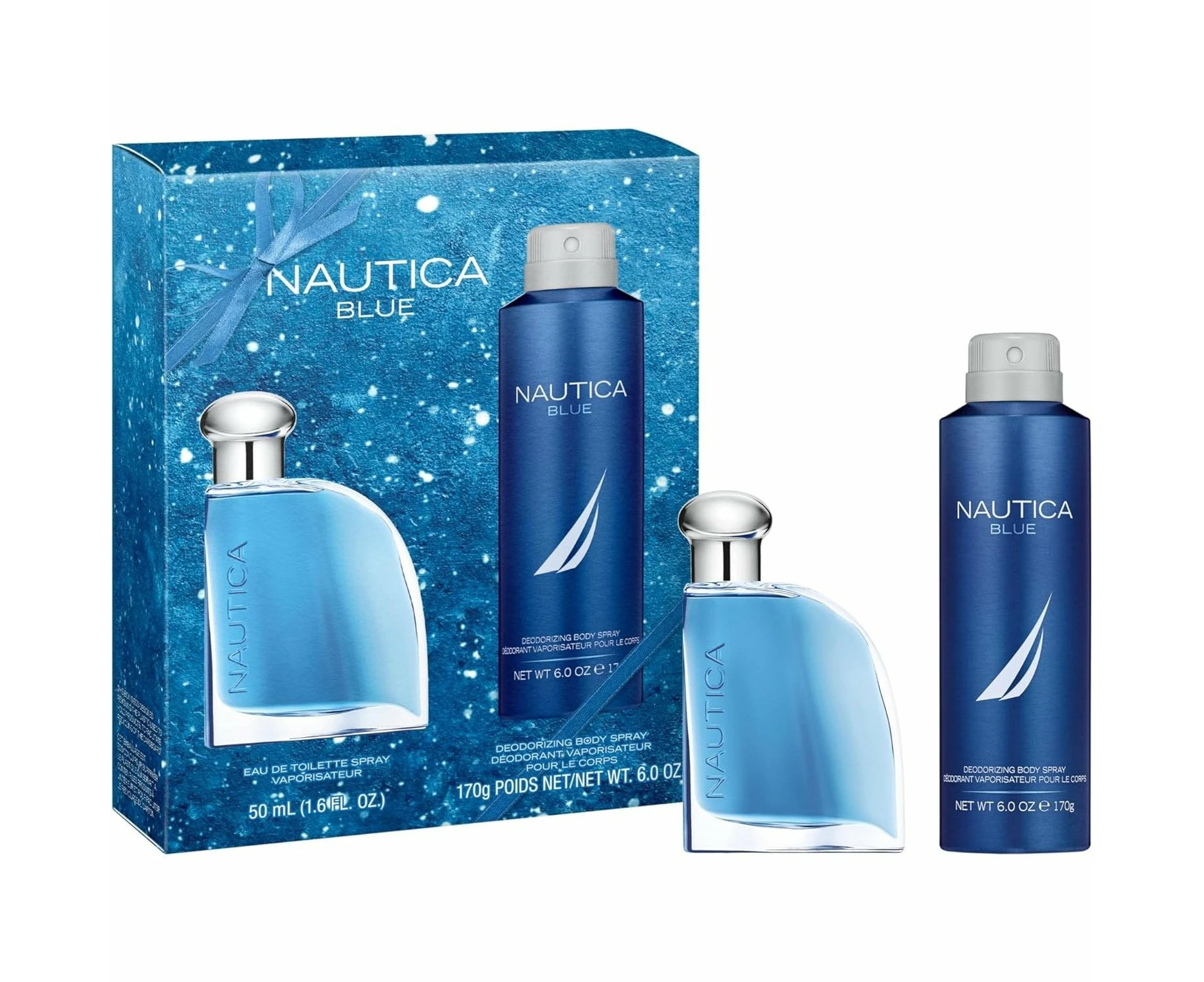 NAUTICA BLUE EDT 50ML GIFT SET