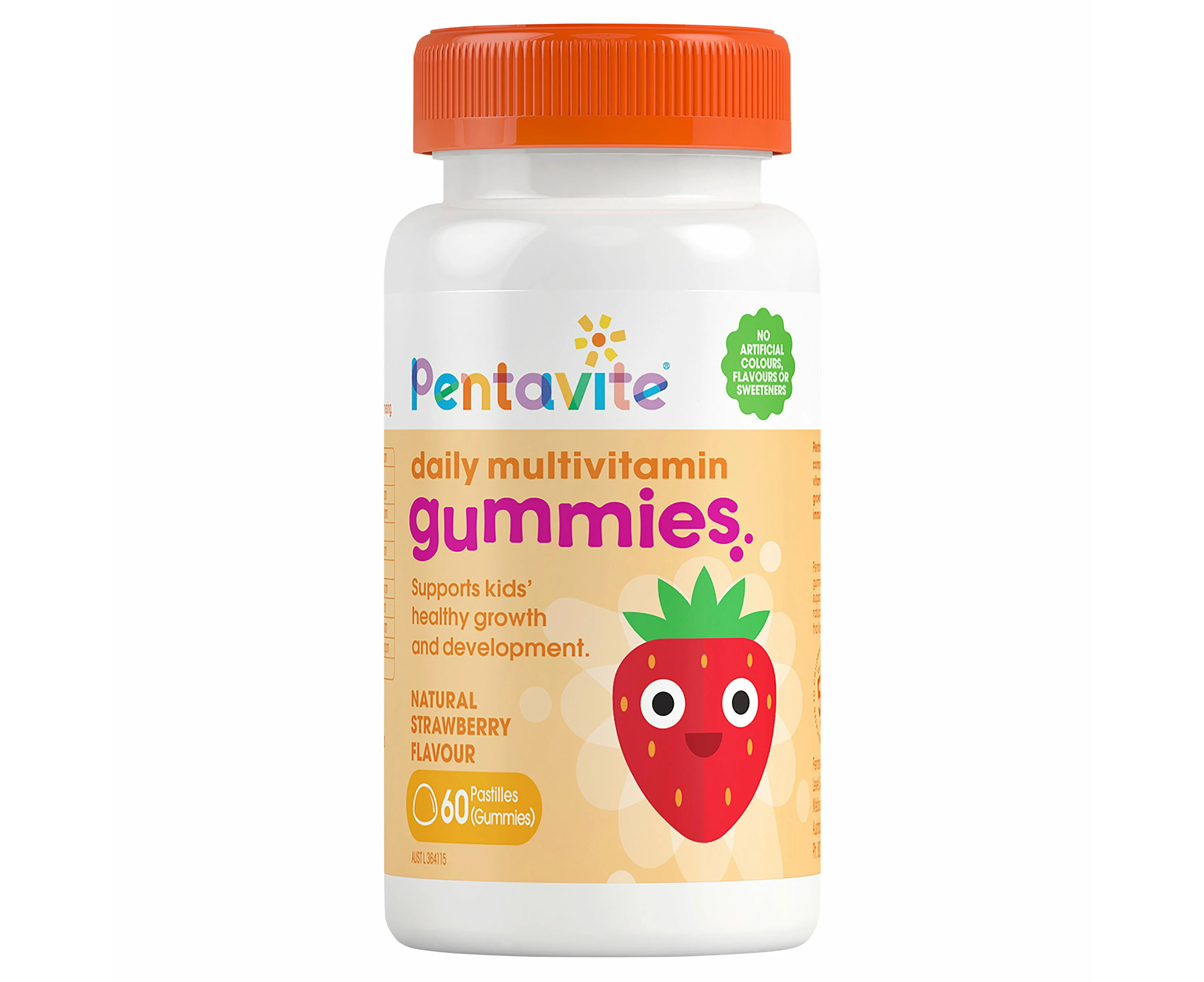 Pentavite Daily Multivitamin Kids Gummies 60 Gummies