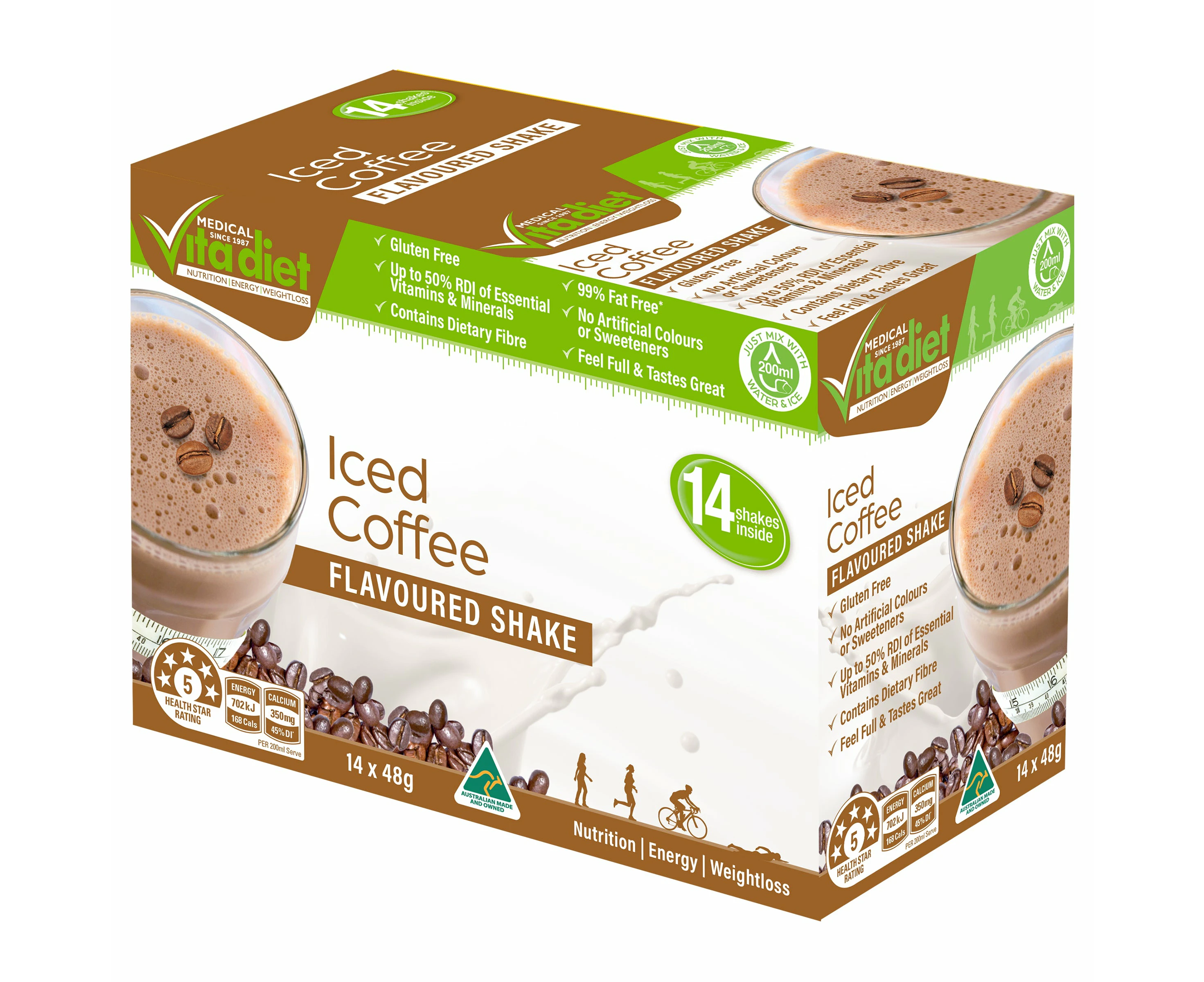 Vita Diet Iced Coffee Smoothie Sachets 14