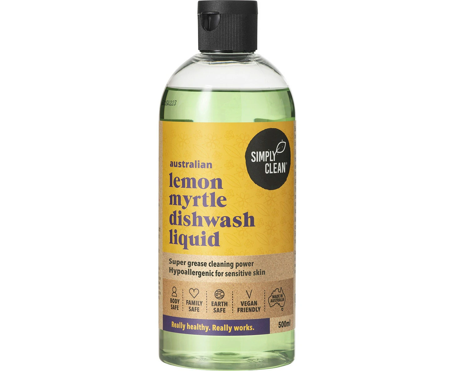 Simply Clean Lemon Myrtle Dishwash Liquid 500ml