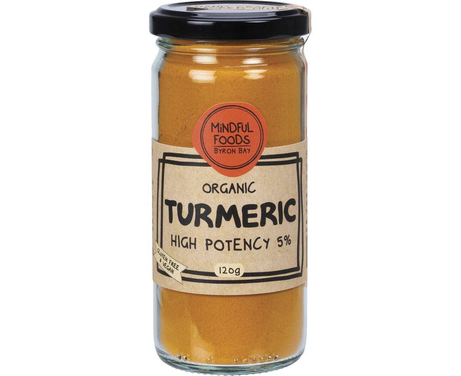 High Potency Organic Turmeric 120g