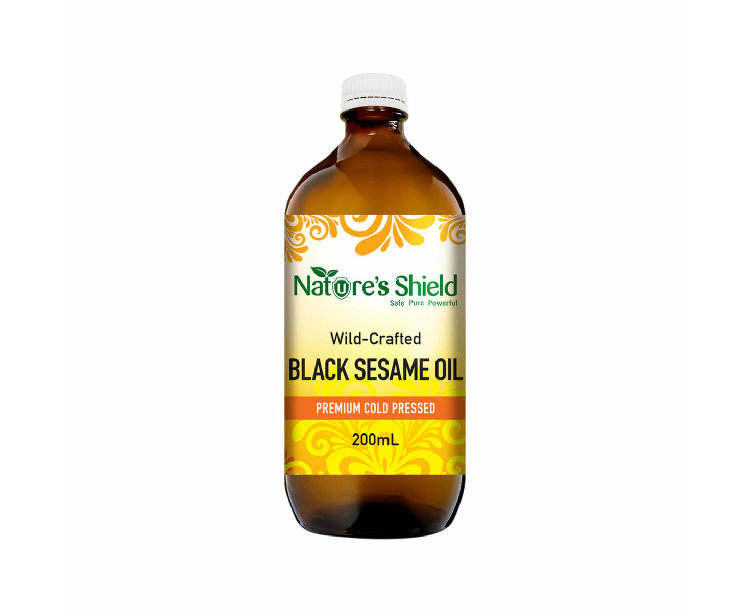 Nature's Shield Wild-Crafted Black Sesame Oil 200ml