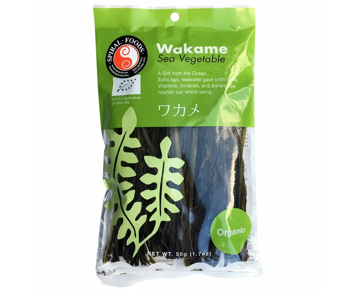 Spiral Wakame Sea Vegetable Organic 50g