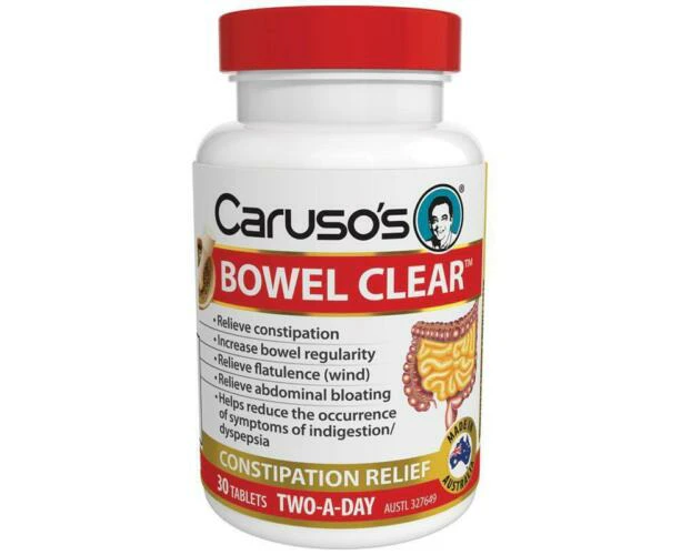 Caruso's Bowel Clear Tabs 30