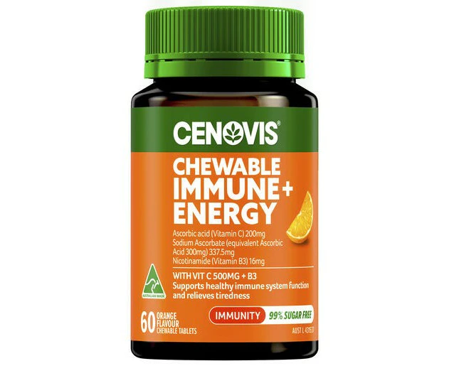 Cenovis Chewable Immunity & Energy 60 Tablets