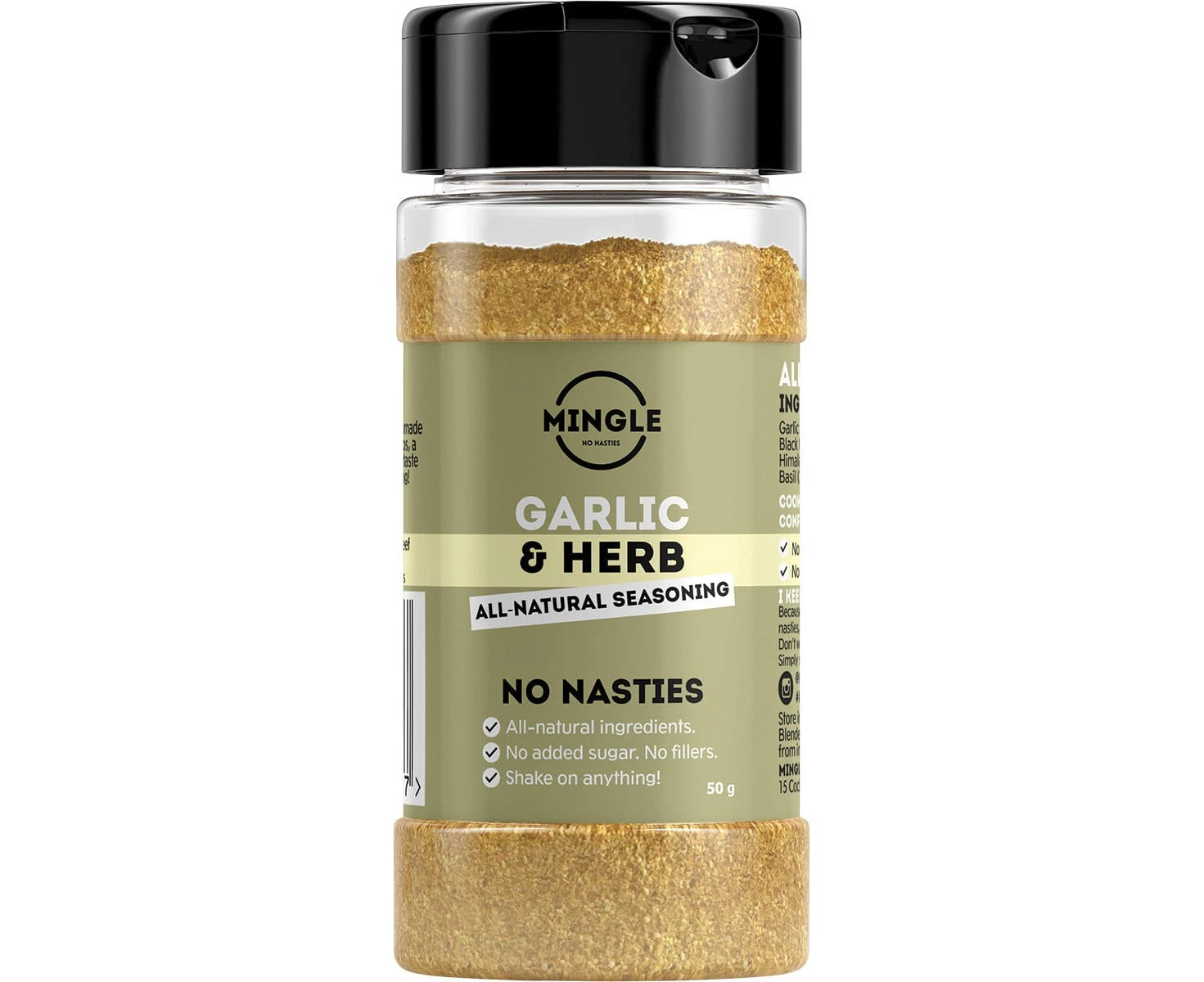 MINGLE Natural Seasoning Blend Garlic & Herb 50g