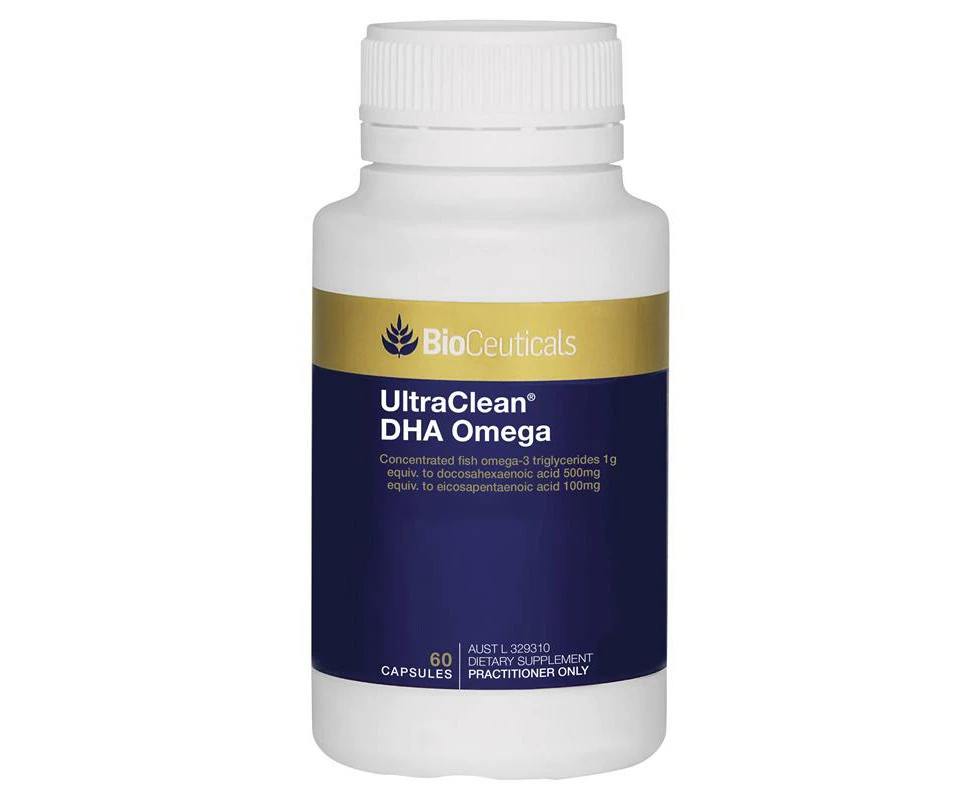 Bioceuticals Ultraclean DHA Omega 60 Capsules