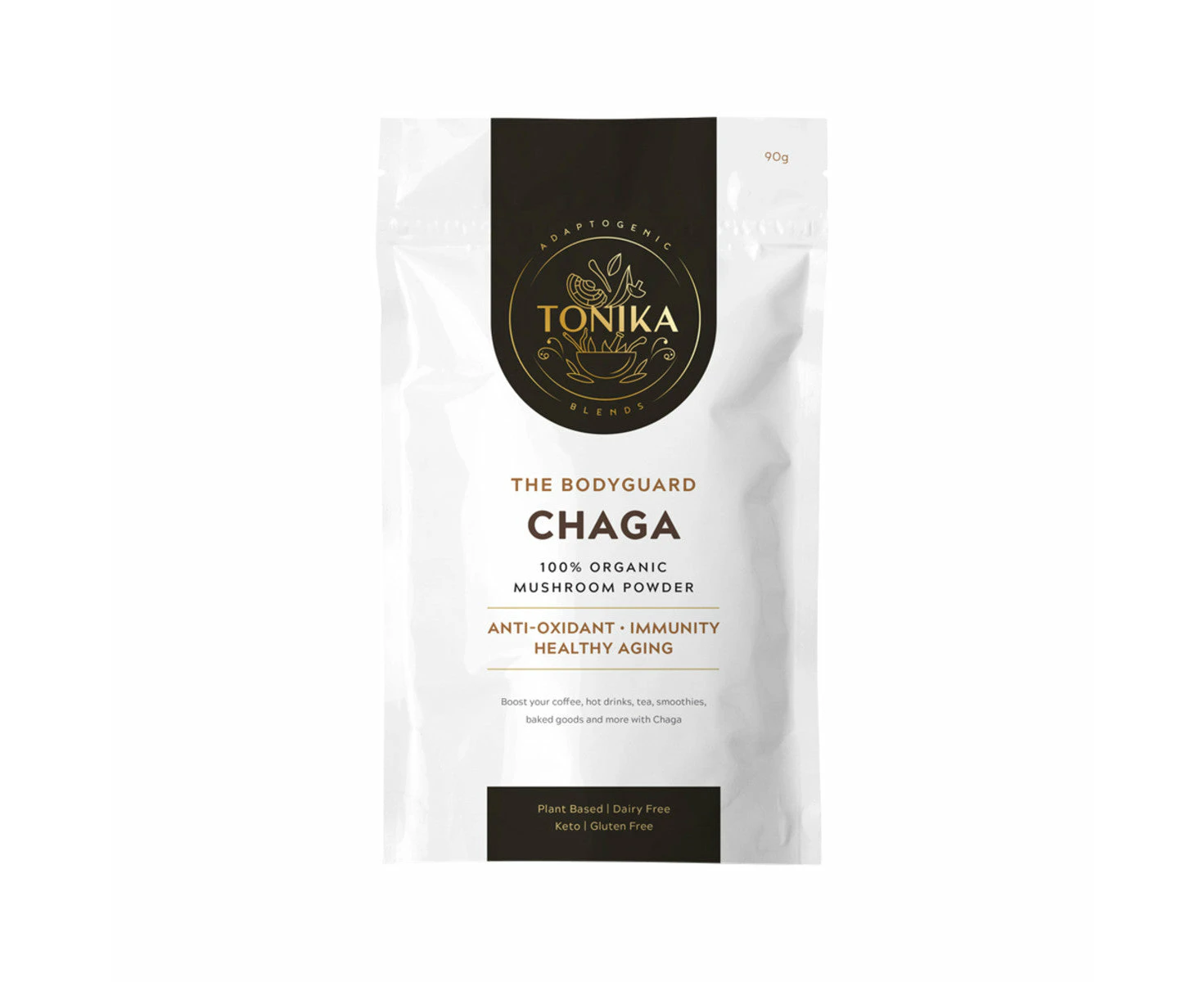 Tonika 100% Organic Mushroom Powder Chaga 90g