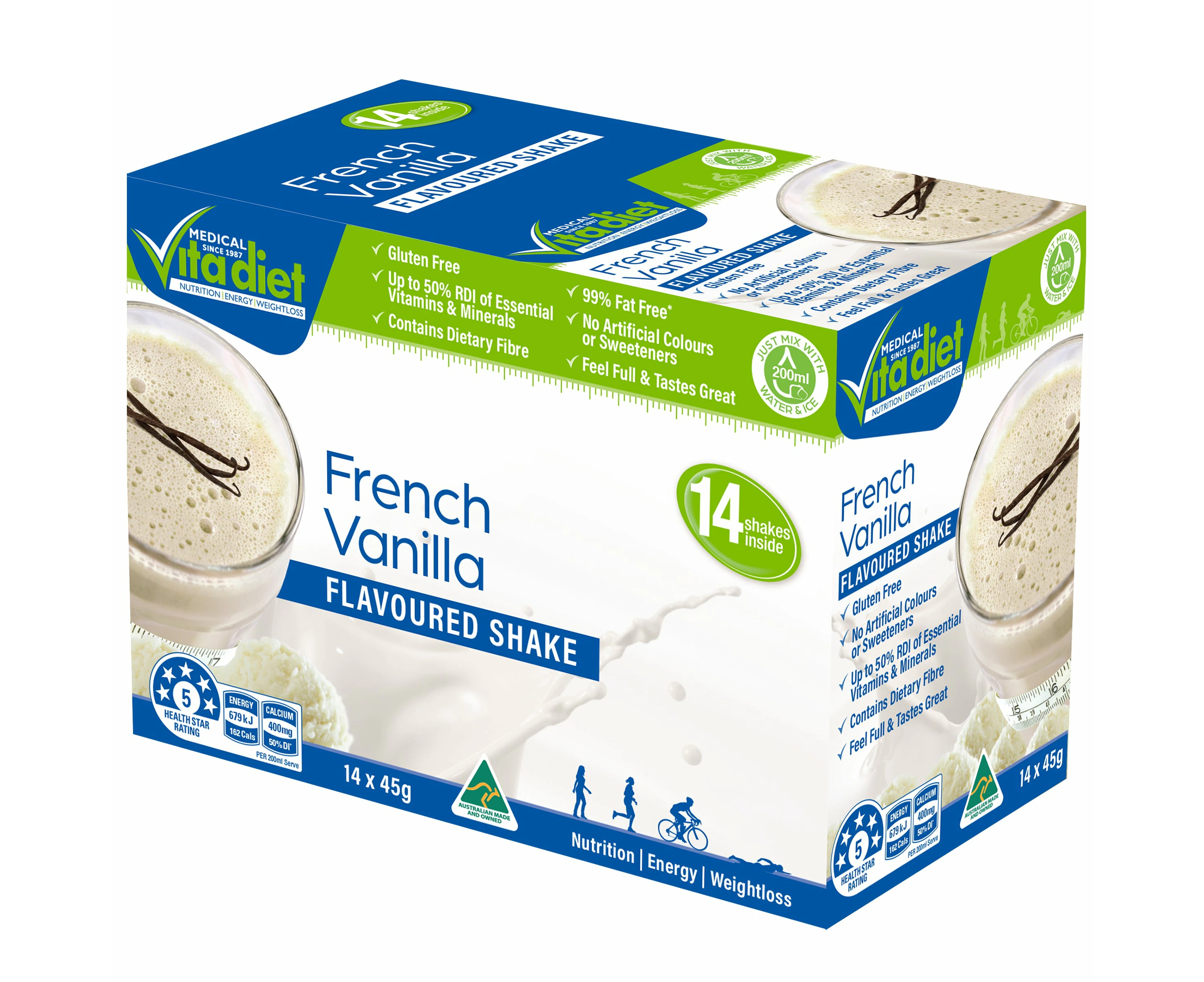 Vita Diet French Vanilla Smoothie Sachets 14