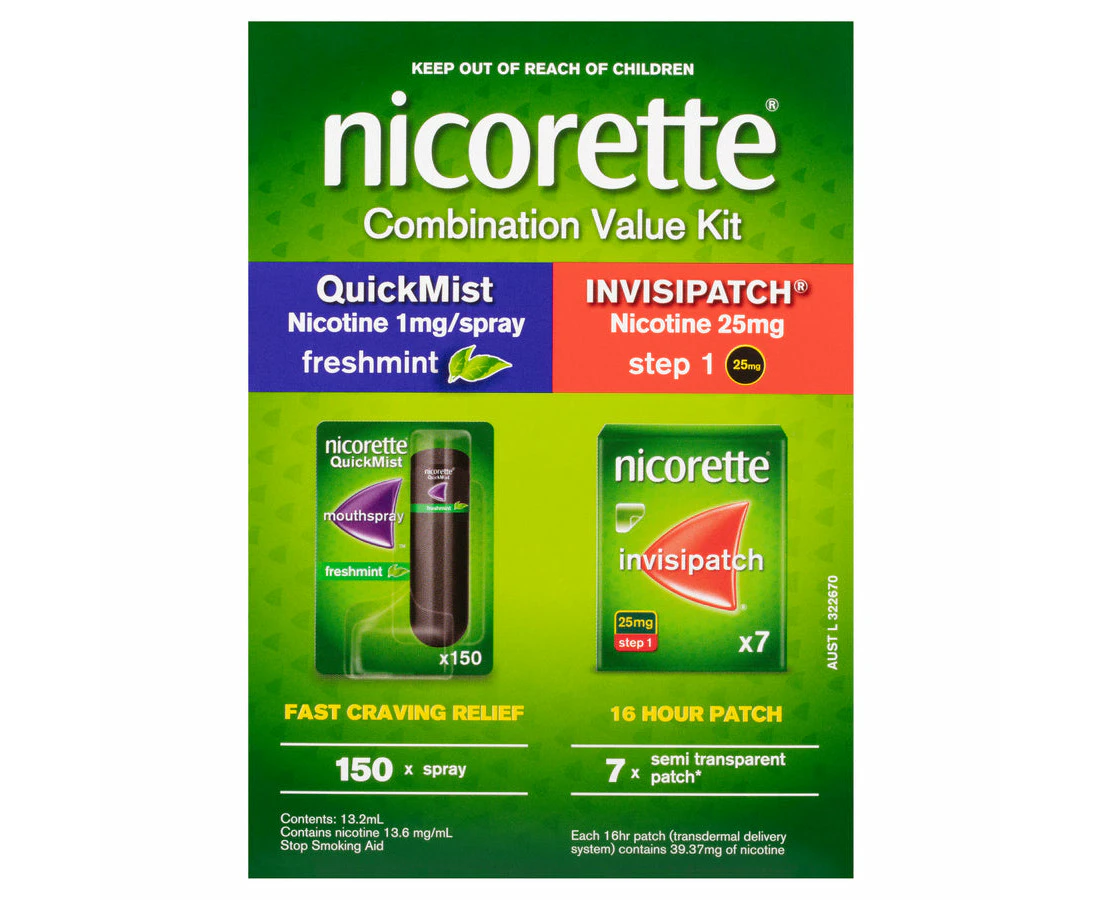 Nicorette Combination Value Kit