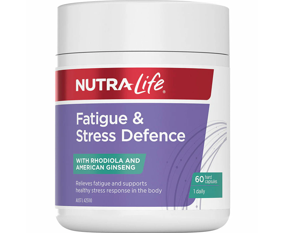 Nutra Life Fatigue & Stress Defence 60 Capsules