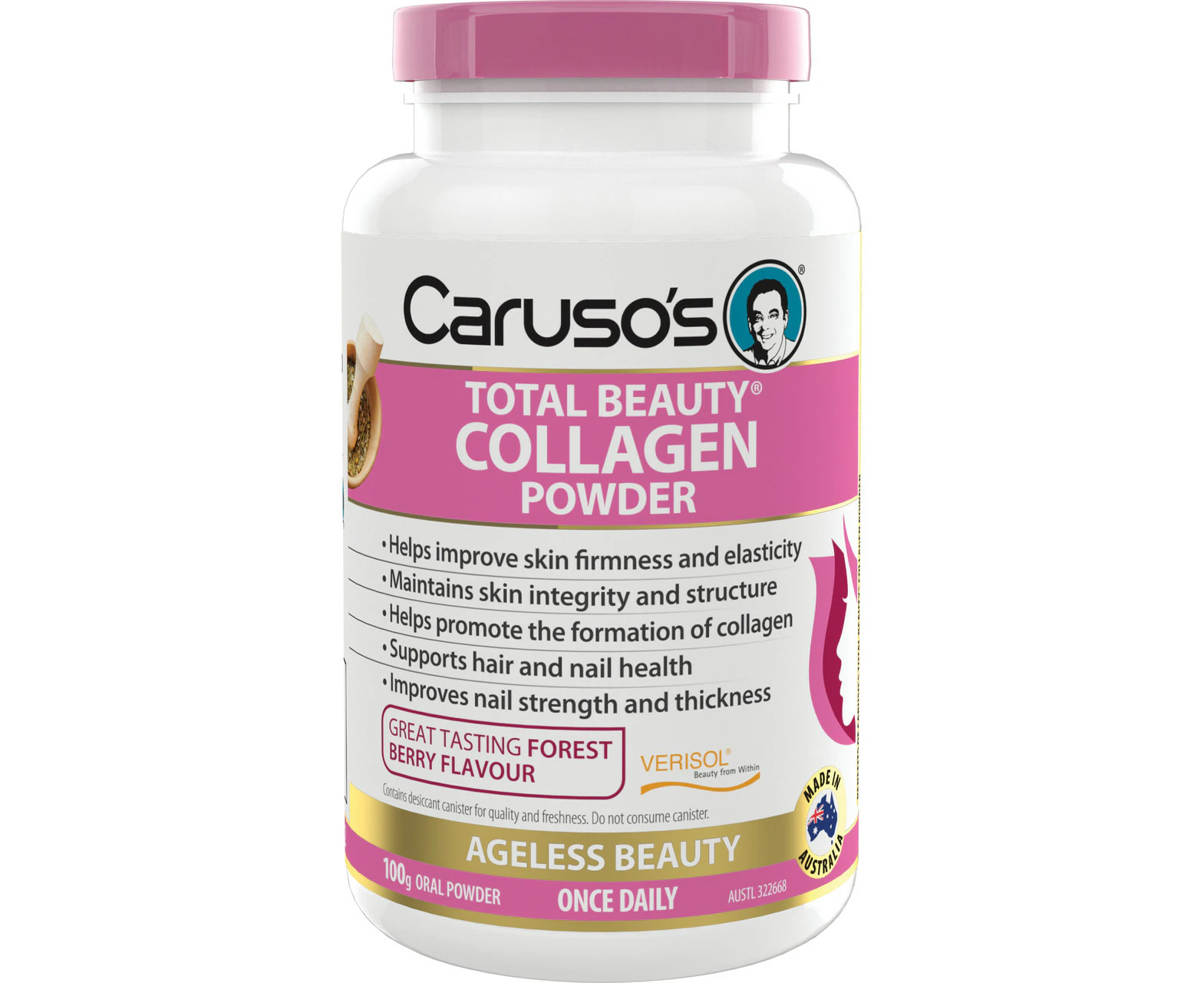 Caruso's Total Beauty Collagen Powder 100g