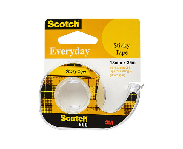 Scotch Sticky Tape 502 18mmX25M Box 12