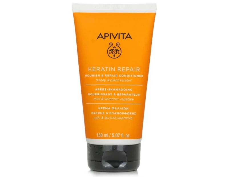 Apivita Keratin Repair Nourish & Repair Conditioner With Honey & Plant 150ml/5.07oz