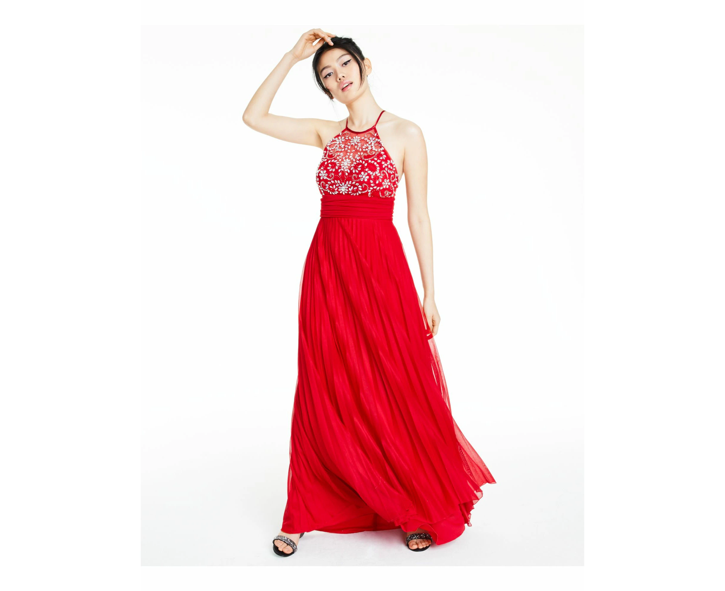 B. Darlin Women's Dresses Formal Dress - Color: Red