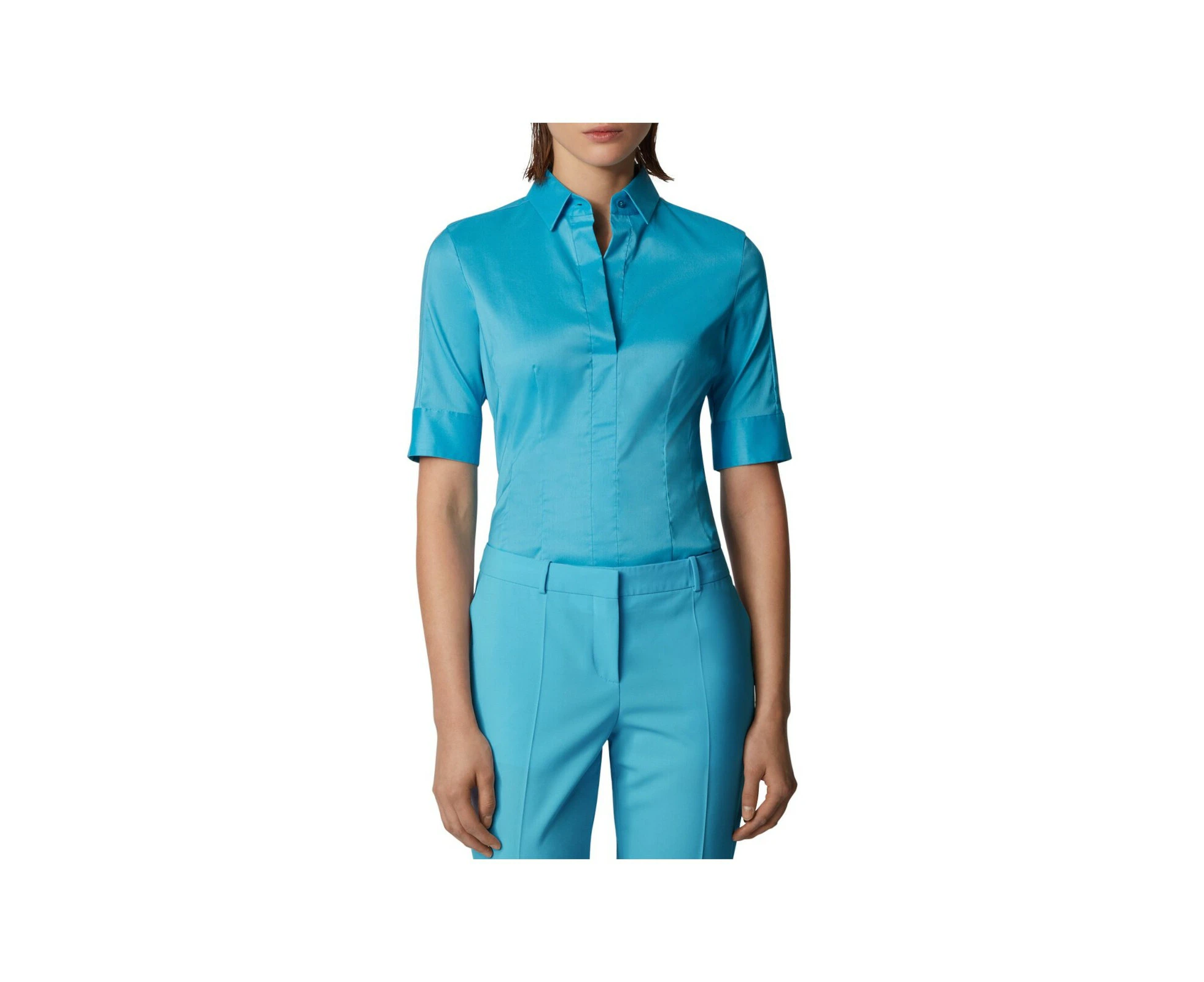 Boss Hugo Boss Women's Tops & Blouses Bashini2 - Color: Bright Blue