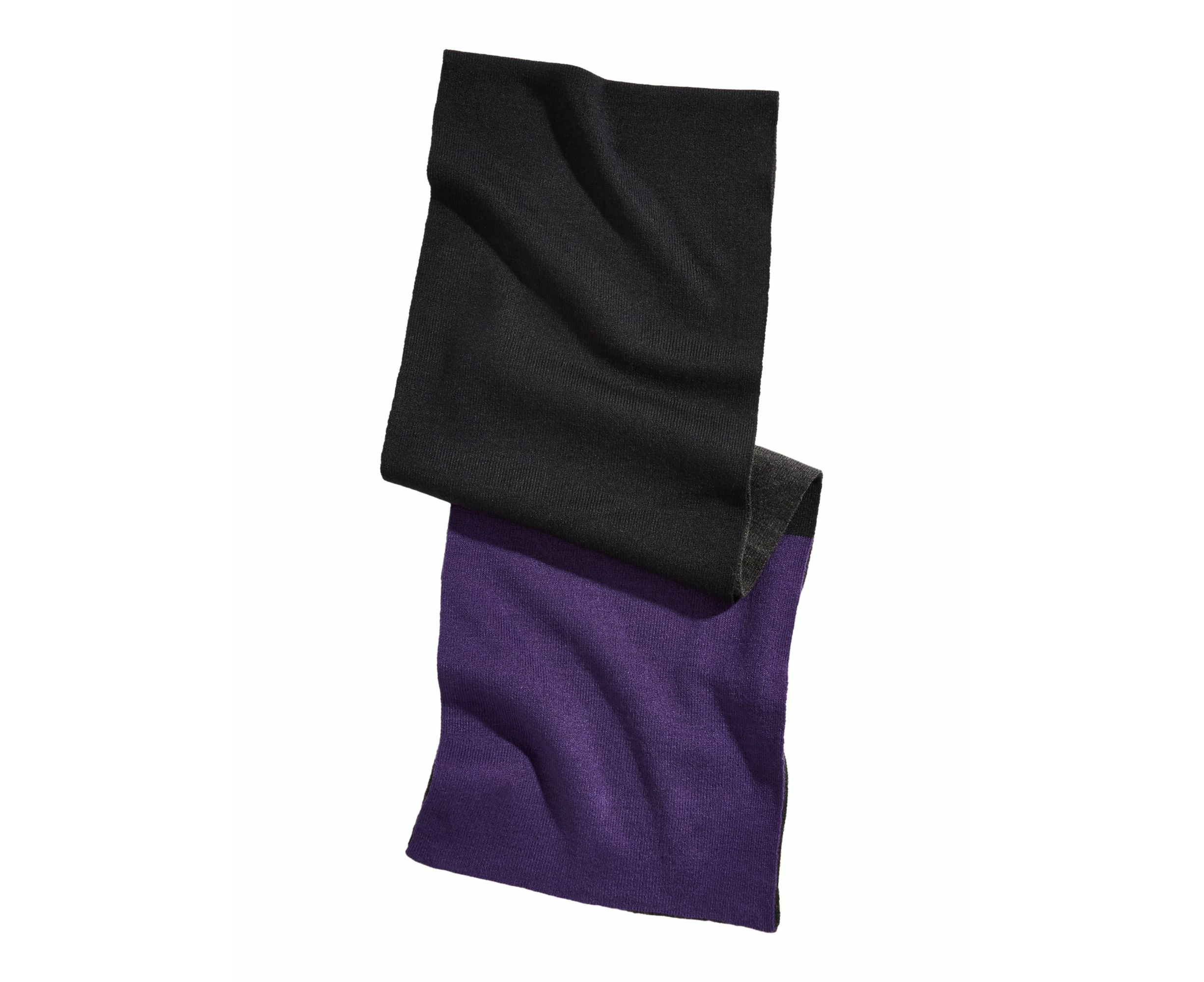 ALFANI Mens Purple Acrylic Colorblocked Blanket Scarf - Purple