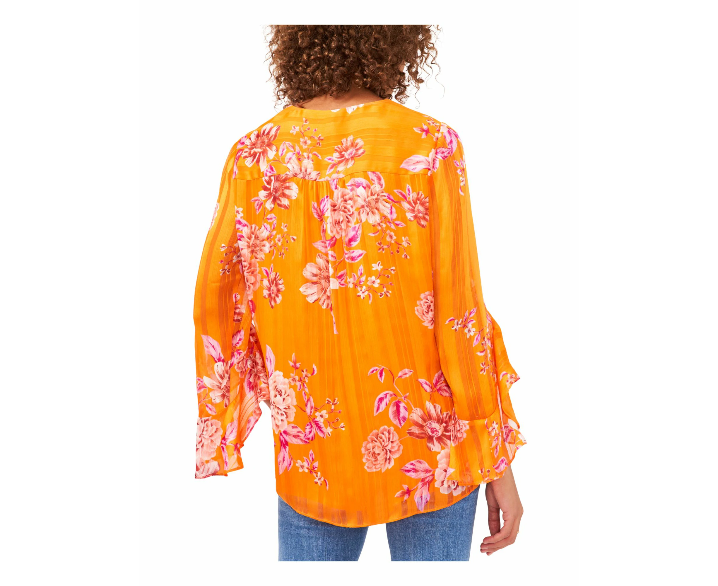 Vince Camuto Women's Tops & Blouses Blouse - Color: Sunset Orange