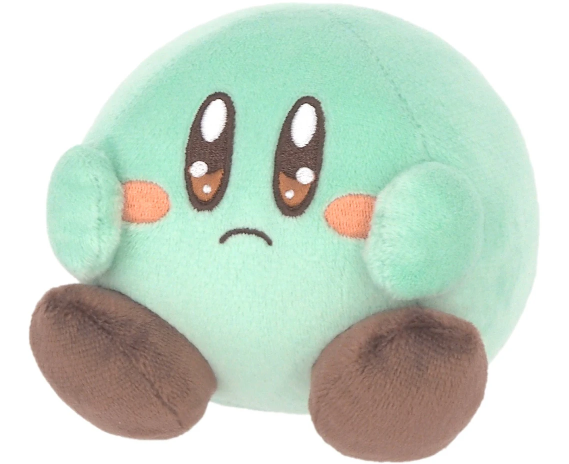 Sanei: Kirby's Dream Buffet: Mini Plush Toy KGF-05 Chocolate Mint