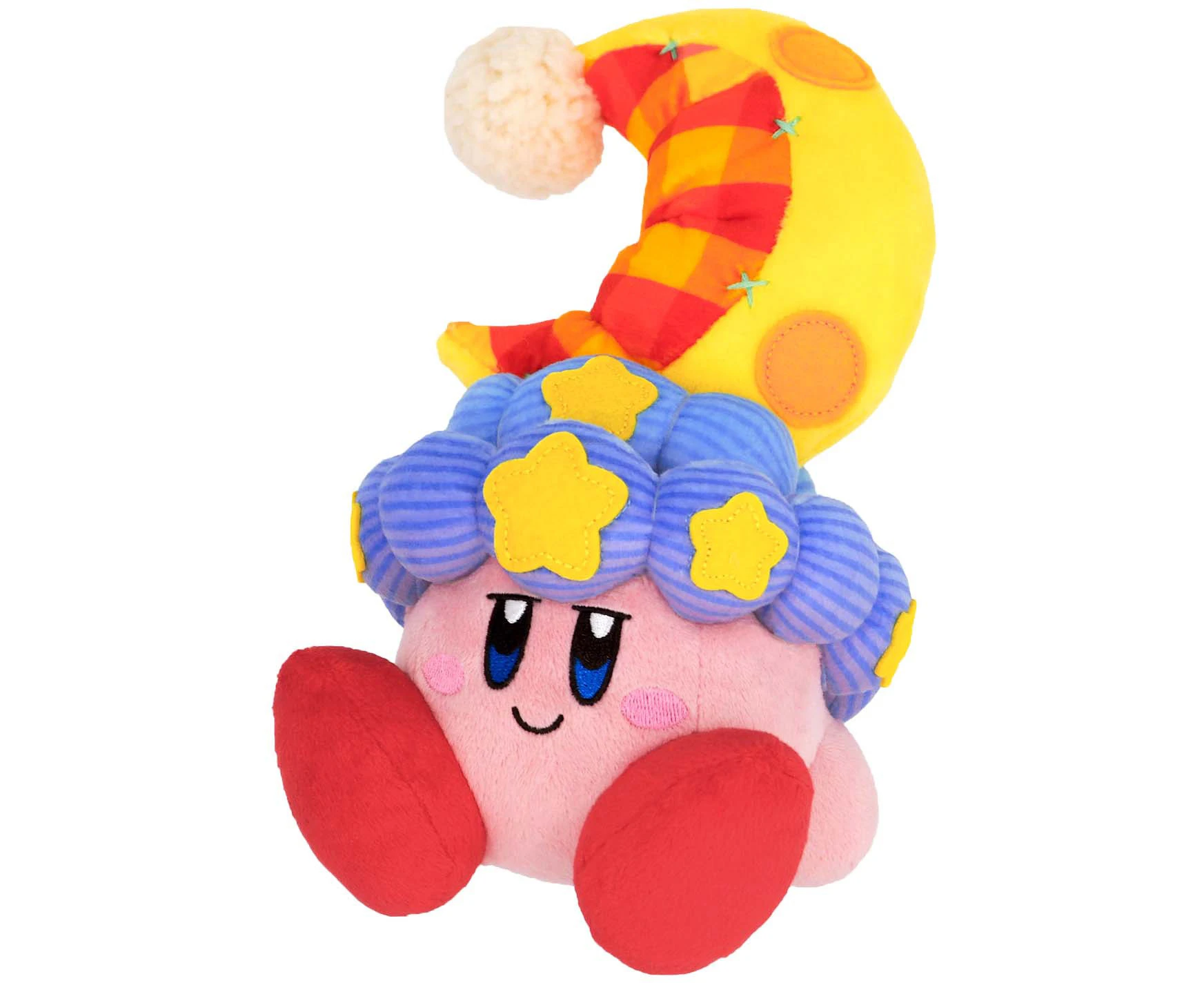 SANEI Boeki Kirby Discovery Deep Sleep Kirby Plush Toy, Size S, W 4.3 x D 5.9 x H 6.7 inches (11 x 15 x 17 cm)