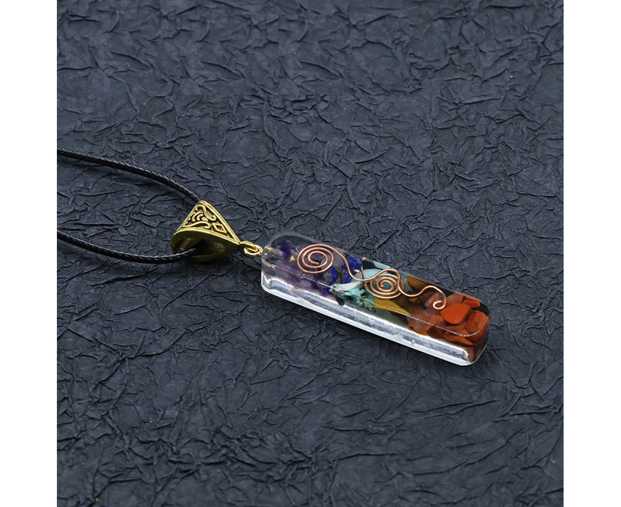 Organa Seven Chakra Necklace - B Small