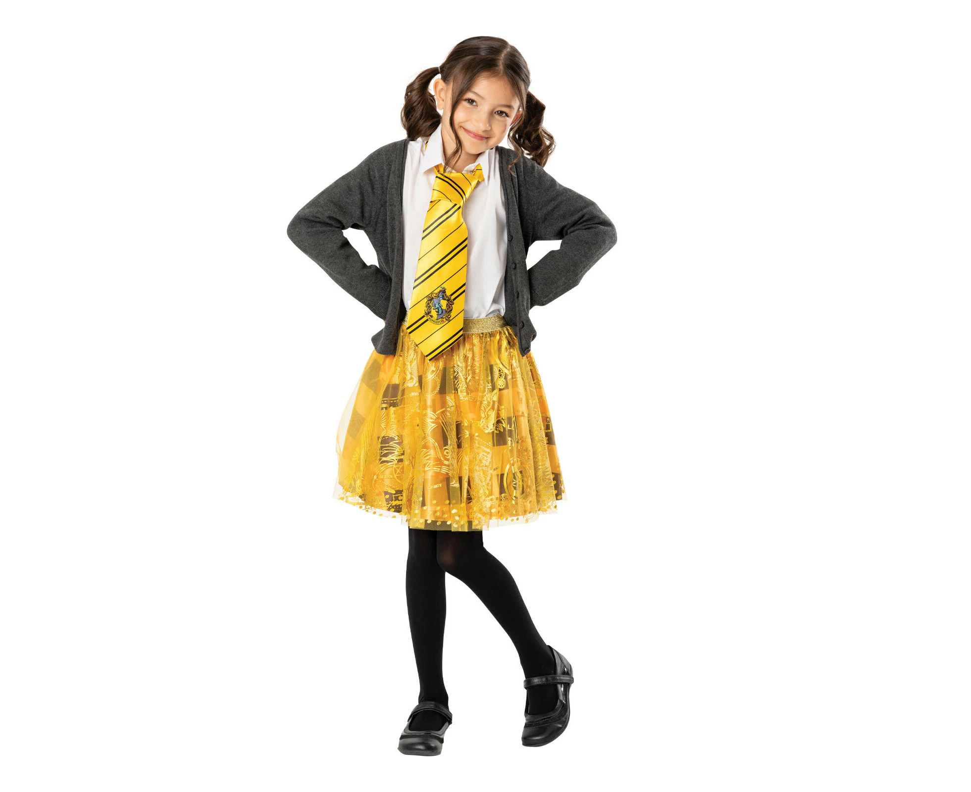 Harry Potter Hufflepuff Tutu Skirt Kids/Child Dress Up Party Costume XL Yellow