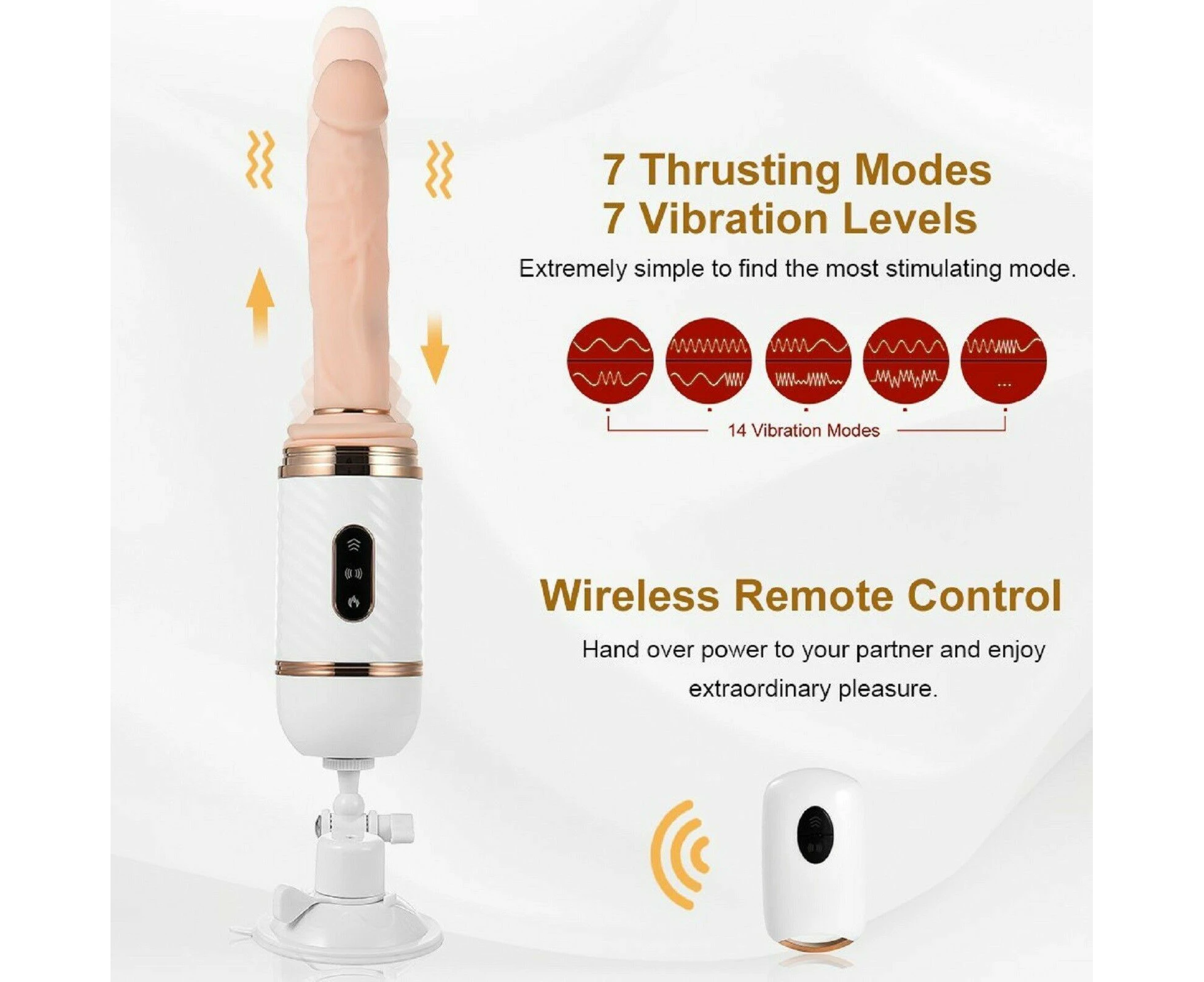 Sex Machine Automatic Thrusting Dildo Dong Vibrator