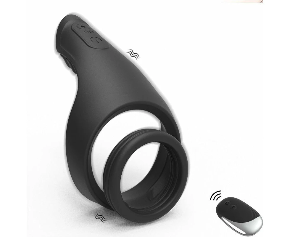 AH Delay Ejaculation Remote Control Vibrating Penis Ring / Couples Ring