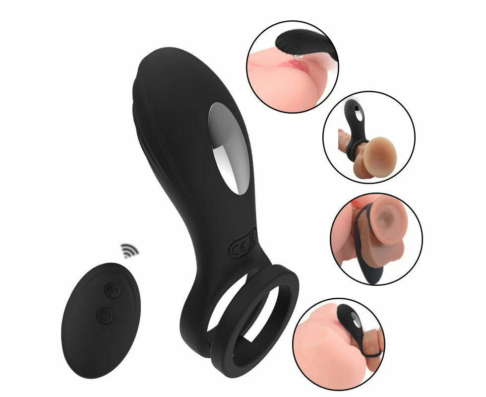 AH Remote Control Vibrating Penis Ring