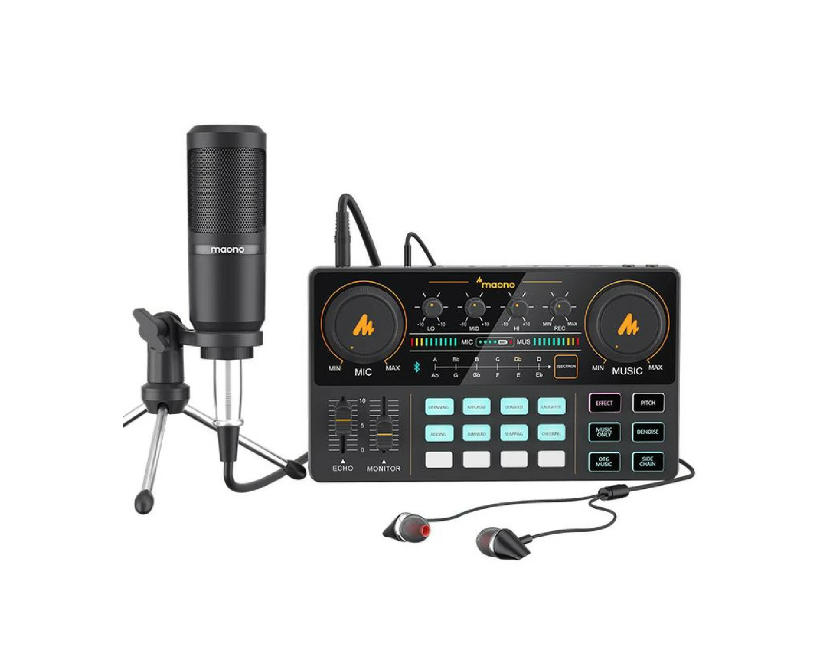 AM200-S1 All in one Podcast Production studio with Microphone