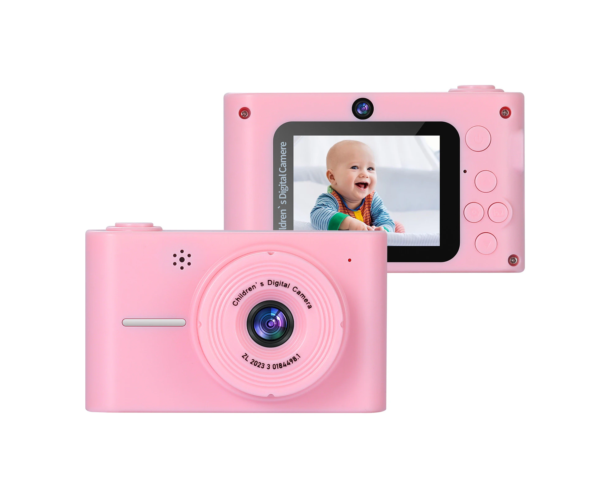 1080P Digital Camera Kids Camera 20MP Children Camera Kids Selfie Camera for Boys And Girls 8X Digital Zoom 2.0-inch Screen Dual Lenses Birthday Gift Festi