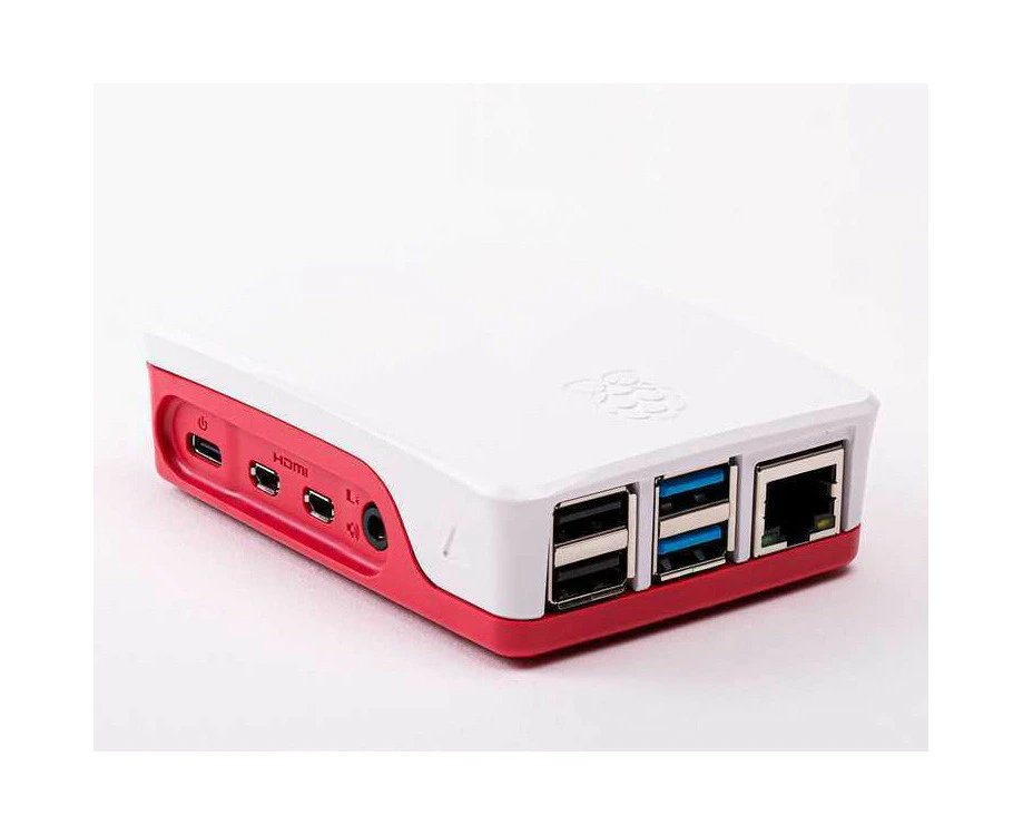 Raspberry Pi 4 Case, Red/White