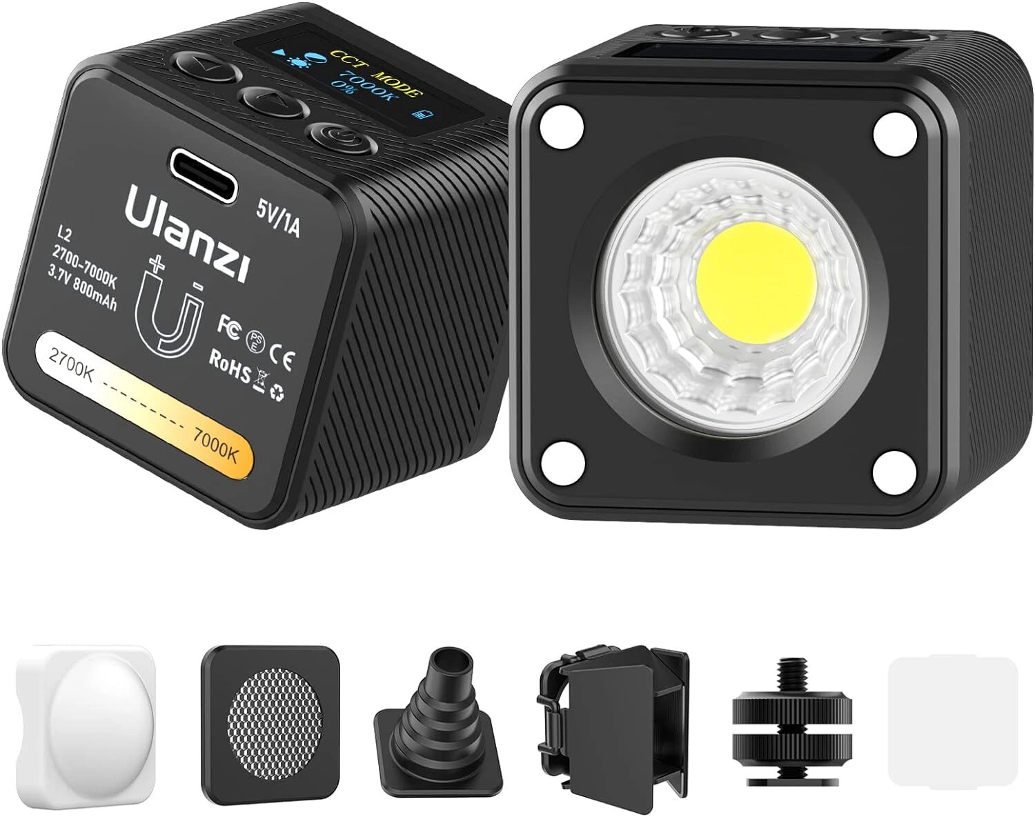 Ulanzi L2 Bi-Colour COB Mini Cube Video Light