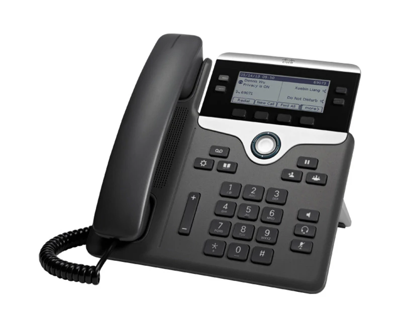 Cisco 7841 IP Phone - Wall Mountable - 4 x Total Line - VoIP - 8.9 cm (3.5") - 2 x Network (RJ-45) - PoE Ports