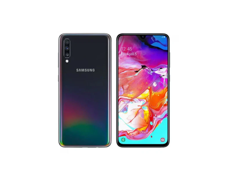 Samsung Galaxy A70 128GB Black Refurbished Grade A - Refurbished Grade A