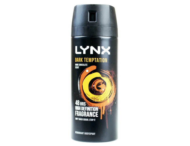 Lynx Body Spray Dark Temptation Dark Chocolate 150mL