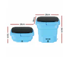 Devanti Portable Washing Machine 4.5L Blue