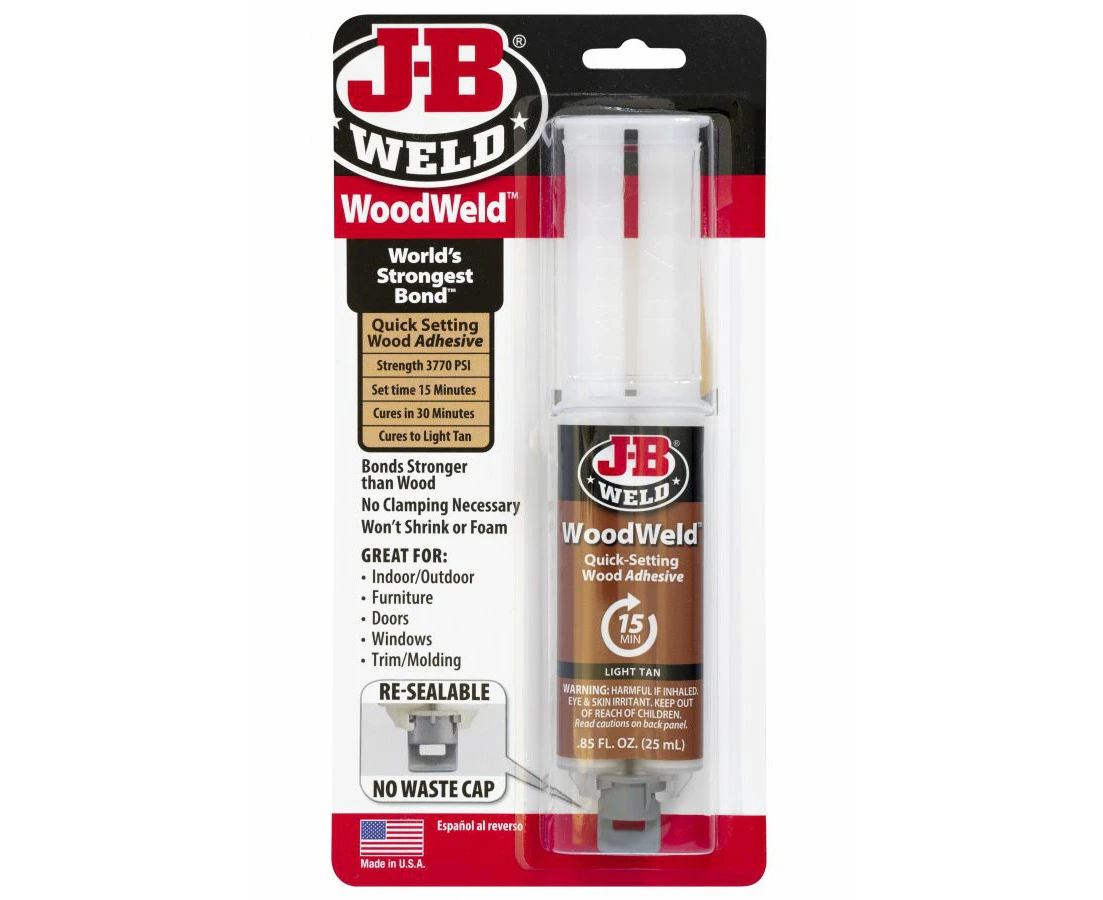 J-B Weld WOOD WELD SYRINGE - 25 ML 50151