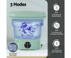 Devanti Portable Washing Machine 8L Green