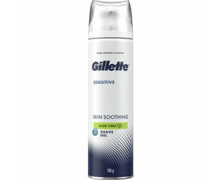 Gillette Shave Gel Sensitive Aloe Vera 195g